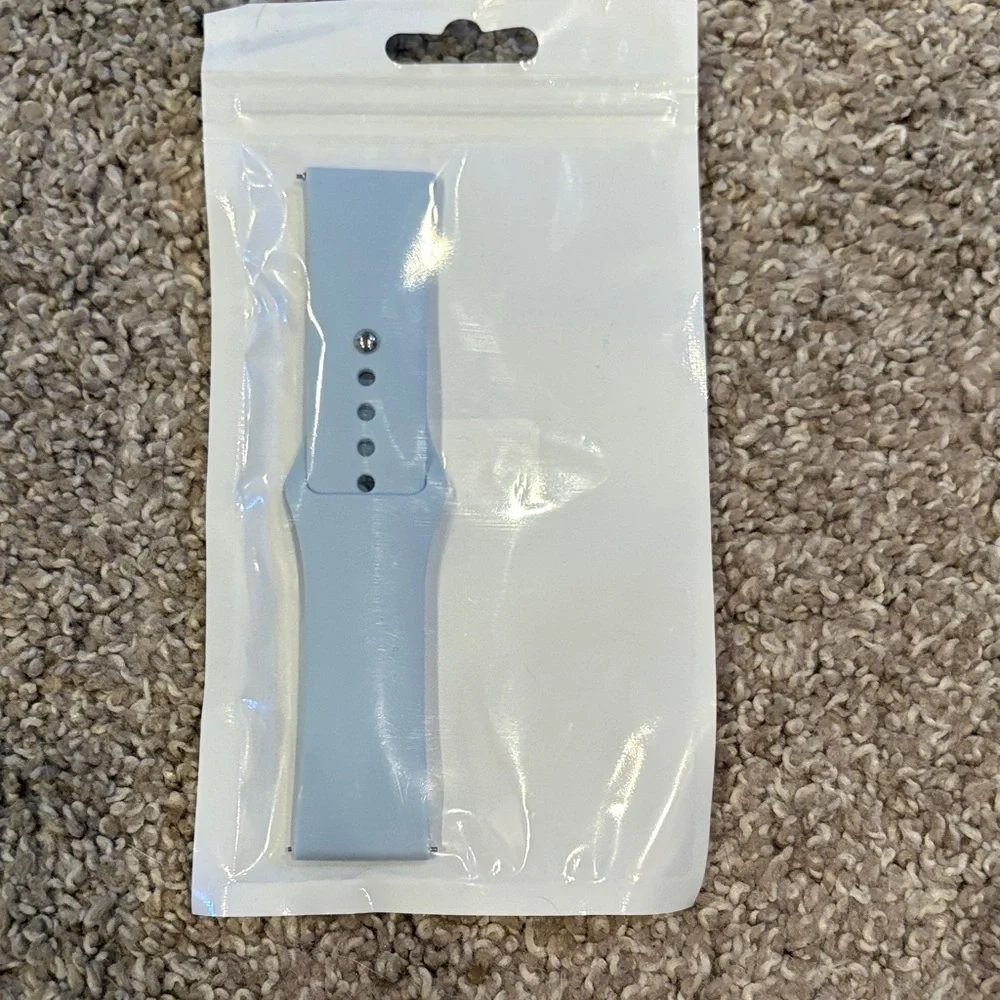 Replacement Silicone Wristband for Smartwatch - Light Gray